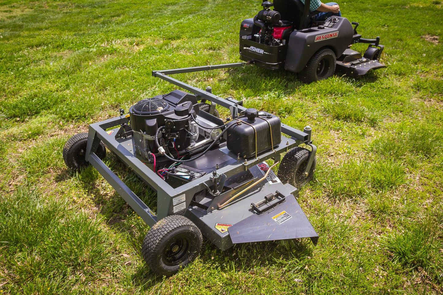 Swisher FC14566CPKA FC14566CPKA-Swisher 14.5HP 12V Kawasaki 66" Commercial Pro Trail Mower Trailmower, Gray