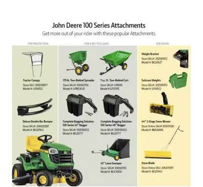 John Deere S140 48 in. 22 HP V-Twin Gas Hydrostatic Riding Lawn
